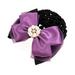 Pearl Hair Clips Pin Mesh Snood Woman Hairnet Headgear Miss