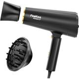 LACIDOLL Ionic Hair Dryer with Diffuser 1875W 100 Million IONS Travel Blow Dryer Foldable Handle Low Noise Lightweight Constant Temperature Hair Care Without Hair Damage