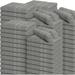 Cotton Salon Towels Grey - 144 Pack - Not Bleach Proof - 16 X 27 Inches - Hand Towels Bulk - Highly Absorbent Gym Hair And Spa Towels