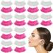 200 Pcs Disposable Earmuffs Plastic Covers for Hair Salon Bathing Cuff Plugs Shower Waterproof Pe