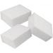 Mini Buffing Buffer Block 80/100 Grit Double-Sided for Manicure Pedicure Salon Nail Art Supplies Home DIY (1.5 inches L x 1 inches W x .5 inches H) 60 Count (White)