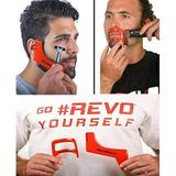 Revogoatee Grooming Kit - Haircut Template For Shaving Trimming And Lineup - Perfect Edge Up Guide-Self Haircutting Kit - Barber Supplies - Use W/Beard Trimmer Or Hair Clippers