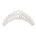 Bridal Hair Comb Women Hairpin Accessories for Prom Clip Weddings Mini Tiara Clips Miss Women s The Flowers