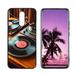 Compatible with LG K12 Plus Phone Case Retro-vinyl-record-beats-0 Case Silicone Protective for Teen Girl Boy Case for LG K12 Plus