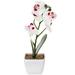 Artificial Flower Phalaenopsis Artificial Phalaenopsis Pot Potted Orchid Plant Artificial Plastic Flower