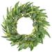 VINEROOF 24 Inch Spring Wreath Decor for Front Door Large Summer Wreath Leaves Green Wreath for House Room Window Holiday Decor Indoor