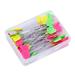 50 Pcs Sewing Needles Head Straight Pins Bear Head Flat Head Pins Sewing Head Pins Flat Pins