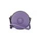Versace WoMens Purple Calf Leather Round Disco Shoulder Bag - One Size