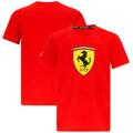 "T-shirt Scuderia Ferrari Puma Large Shield - Rouge - Enfants - Homme Taille: 140"