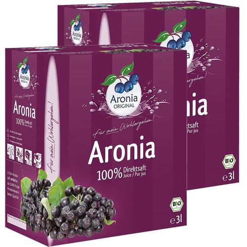 Aronia Original Bio Aroniabeerensaft 2x3000 ml Saft