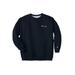 Men's Big & Tall Champion® fleece crewneck by Champion in Black (Size 4XL)