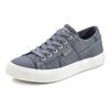 Sneaker ELBSAND "Schnürschuh", Damen, Gr. 35, blau, Obermaterial: 100% Textilmaterial. Futter: 100% Textilmaterial. Decksohle: 100% Textilmaterial. Laufsohle: 100% Synthetik, used, unifarben, casual, Schuhe, Schnürhalbschuh, Freizeitschuh aus...