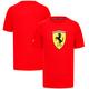Scuderia Ferrari Puma T-Shirt mit großem Schild – Rot