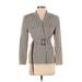 Ann Taylor LOFT Wool Blazer Jacket: Gray Jackets & Outerwear - Women's Size 2 Petite