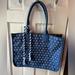 J. Crew Bags | J Crew Nwt Structured Tote Bag. One Size. Chambray Blue/White. | Color: Blue/White | Size: Os