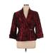 R&M Richards Blazer Jacket: Short Burgundy Jackets & Outerwear - Women's Size 16