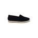 Stuart Weitzman Flats: Slip On Wedge Bohemian Black Solid Shoes - Women's Size 6 - Almond Toe