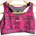 Nike Intimates & Sleepwear | Nike Pro Dri-Fit Pink & Black Sports Bra | Color: Black/Pink | Size: M