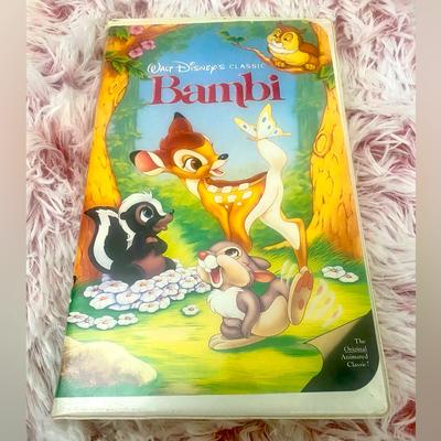 Disney Media | 8/$18 Disney’s Bambi Vhs Tape | Color: Black | Size: Os