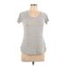 Calia by Carrie Underwood Active T-Shirt: Gray Activewear - Women's Size Large