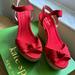 Kate Spade Shoes | Kate Spade Wedges - Red | Color: Red | Size: 8