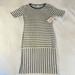 Lularoe Dresses | Lularoe Women’s Julia Dress/Size: Medium/Color: Gray-Navy Blue Striped (Nwt) | Color: Blue/Gray | Size: M