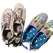 Disney Shoes | Disney Women's Tennis Shoes Sneakers Size 11 Pixar And Stitch Bundle Lot New | Color: Blue/White | Size: 11