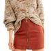 Free People Skirts | Euc Free People We The Free Virgo Mini Skirt In Primrose, Size 26 (Small, 2-4) | Color: Orange | Size: S