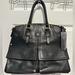 Dooney & Bourke Bags | Dooney And Bourke Large Black Florentine Smooth Leather Clayton Satchel | Color: Black | Size: Os