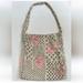 Free People Bags | Free People Polka Dot Floral Stars All Over Print Market Shopper Tote Bag | Color: Cream/Pink | Size: Os