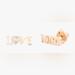 Kate Spade Jewelry | Kate Spade Spell It Out More Love Stud Earrings | Color: Gold/Silver | Size: Os