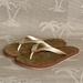 Coach Shoes | Coach Zak Signature Flip Flops I Size 8 | Color: Brown/Gold | Size: 8