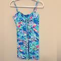 Lilly Pulitzer Swim | Lilly Pulitzer Swim Dress/Cover Up Blue Pink Sz M Vguc | Color: Blue/Pink | Size: M