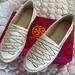 Tory Burch Shoes | Cream Tory Burch Espadrille | Color: Black/Cream | Size: 9.5