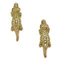 Kate Spade Jewelry | Kate Spade Swamped Alligator Pav Stud Earrings | Color: Gold | Size: Os