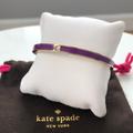 Kate Spade Jewelry | Kate Spade New York Hole Punch Purple Bangle | Color: Gold/Purple | Size: Os