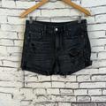 American Eagle Outfitters Shorts | American Eagle Tom Girl Shorts Sz 4 | Color: Black/Gray | Size: 4