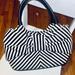 Kate Spade Bags | Kate Spade Vintage Black&White Striped Bow Tote Bag | Color: Black/White | Size: Os