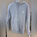 Adidas Sweaters | Adidas Zip Up Hoodie | Color: Gray/White | Size: L