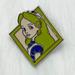 Disney Jewelry | 5/$25 Disney Alice In Wonderland Diamond Pin | Color: White | Size: Os