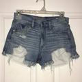 American Eagle Outfitters Shorts | Distressed American Eagle Outfitters Shorts Size 4 | Color: Blue | Size: 4