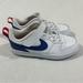 Nike Shoes | Nike Court Borough Low 2 White Shoes Sneakers Youth Boys Size 12c Bq5451-113 | Color: Blue/White | Size: 12b