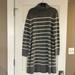 J. Crew Dresses | J. Crew Gray And White Long Sleeve Turtleneck Sweater Dress Medium Nwt | Color: Gray/White | Size: M