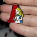 Disney Accessories | Disney Trading Pin A For Alice | Color: Blue/Red | Size: Os