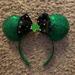 Disney Accessories | Disney St. Patrick's Day 2022 Green Sequin Shamrock Minnie Mouse Ear Headband | Color: Green | Size: Osg