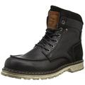 s.Oliver Herren 15218 Kurzschaft Stiefel, Schwarz (Black 001), 40