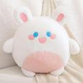 EacTEL Kawaii animal plush pillow flannel blanket plush cartoon dinosaur koala pig frog rabbit plush decoration gift birthday 35cm 6