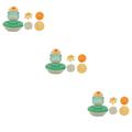 BESTonZON 3 Sets Electric Water Spray Toy Toddler Bath Toy Kids Bath Toys Bath Fountain Toy Kid Water Sprayer Summer Kid Sprinkler Water Spray Bath Toy Water Toy Plastic Spray