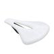 Bike Seat Cushion, Padded Gel Bike Seat Cover, Bicycle Saddle Replacement, Comfortable Seat for Men & Women, Compatible with Exercise, Road Bikes(White)