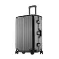 PASPRT Carry On Luggage Large Capacity Suitcase with Caster Luggage Aluminum Frame Luggage Suitcase Waterproof Trolley Luggage Carry on Luggage (Blue 26inch)